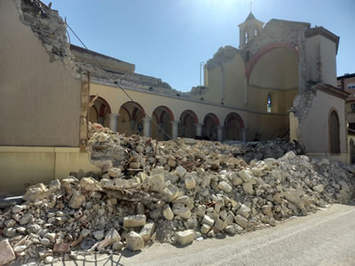 <p><strong>9.</strong> İskenderun Latin Katolik Kilisesinin deprem  sonrası görünümü <br /> 	Fotoğraf: K. Güler</p>